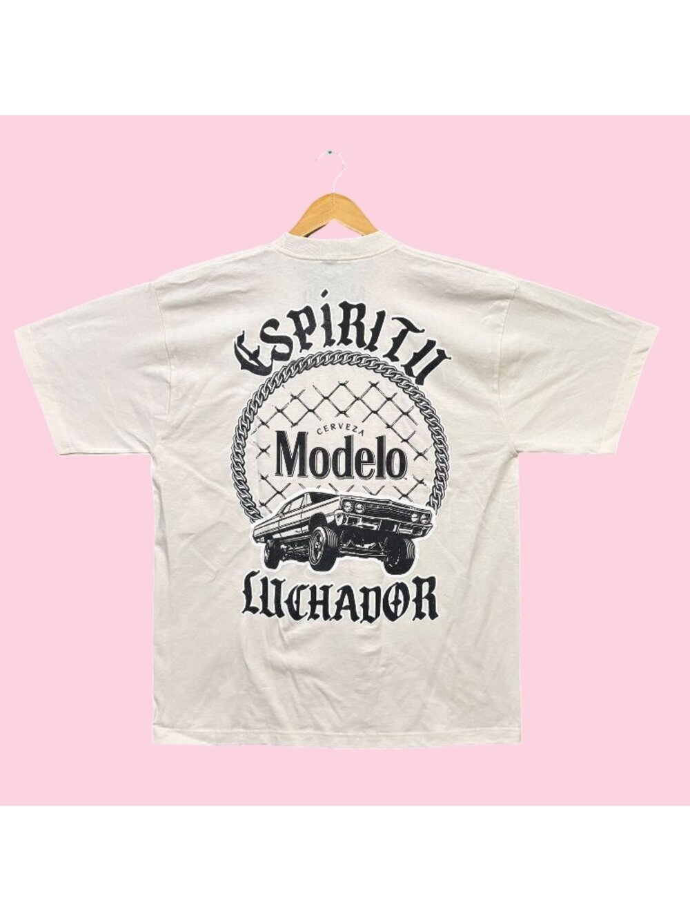 Cerveza Modelo Beer Espiritu Luchador Low Rider Tee XL